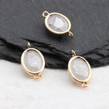 DIY Zircon Pendants 10pcs/lot 18k Plated Copper Jewelry Making