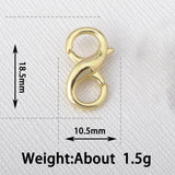 Brass Lobster Clasp Jump Rings Set for DIY Jewelry Making