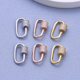 S925 Sterling Silver Turnbuckle DIY Jewelry Button Beaded Accessories