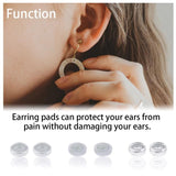 100 Pcs Ear Nuts Stoppers Earring Components DIY Jewelry Accessory
