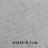 Rhodium Plated DIY Chain Jewelry Accessories C64