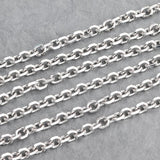 Rhodium Plated DIY Chain Jewelry Accessories C64