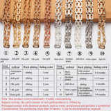 DIY Zircon Chain 18K Plated 0.3 Microns Copper Charms Jewelry Making