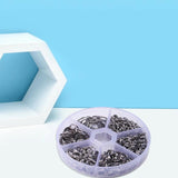 600pcs Stainless Steel Split Rings Jewelry Making 5mm-14mm