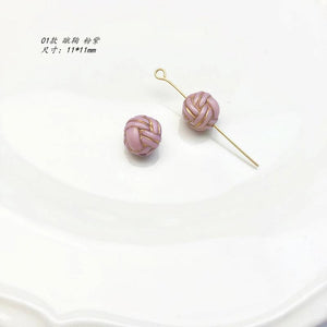 10g Retro Oval Beads Acrylic DIY Jewelry Earring Accessories