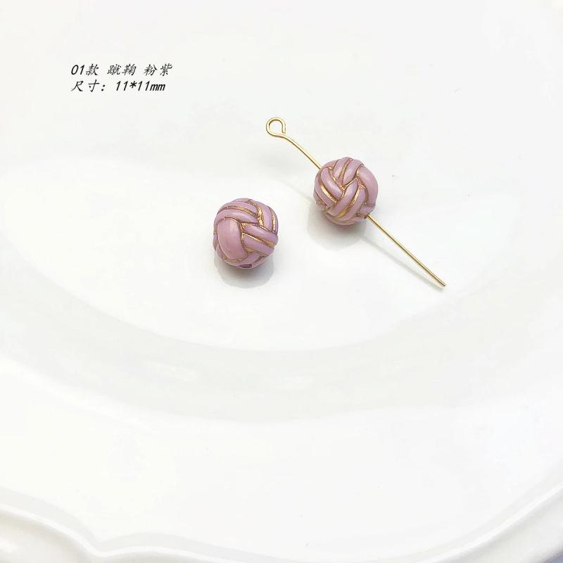 10g Retro Oval Beads Acrylic DIY Jewelry Earring Accessories