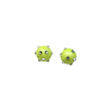 Acrylic Zircon Round Beaded Earrings Material