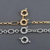 18k Plated Copper Necklace Clasp Hooks for Jewelry Making