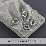 18k Plated Copper Necklace Clasp Hooks for Jewelry Making