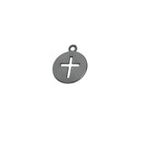 Brass Multicolor Hollow Cross Pendant DIY Jewelry Making