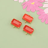 DIY Earring Pendants Charms Zircon Jewelry Making 6pcs/lot