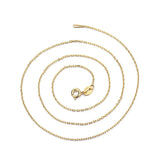 S925 Sterling Silver Necklace Eyelet Pearl Semi-finished Chains