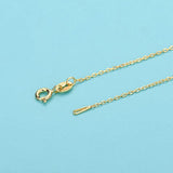 S925 Sterling Silver Necklace Eyelet Pearl Semi-finished Chains