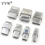 10pc Stainless Steel Magnetic Clasps Watch Band for Leather Cord Bracelet
