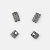 5 Antique Magnetic Clasps for Flat Leather Cord Bracelets DIY Jewelry