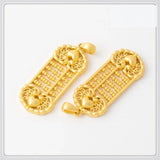 10 PCS Abacus Counting Frame Pendant for DIY Jewelry Making