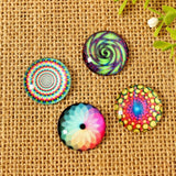 200 Pcs Oval Jewelry Sticker Self-adhesive DIY Replacement Decal Ornament