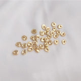 5.8mm 14K Plated Brass Tiny Spacer Beads for DIY Bracelet Making