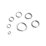 100Pcs Golden Stainless Steel Split Ring DIY Craft Accessories