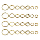 100Pcs Golden Stainless Steel Split Ring DIY Craft Accessories