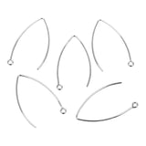 Silver Stainless Steel French Lever Earring Hooks for DIY Jewelry Making