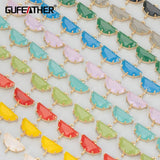 18K Plated Charm Jewelry Making DIY Pendant 6pcs/lot