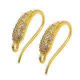 Gold/Silver Ear Hole Clasp Supplies for Earring Making