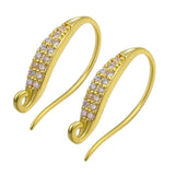 Gold/Silver Ear Hole Clasp Supplies for Earring Making