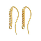 Gold/Silver Ear Hole Clasp Supplies for Earring Making