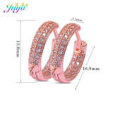 DIY CZ Silver Hoop Earring Hooks for Earrings Making