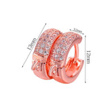 DIY CZ Silver Hoop Earring Hooks for Earrings Making