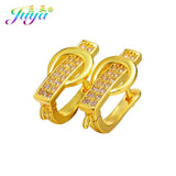 DIY CZ Silver Hoop Earring Hooks for Earrings Making