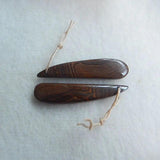 1Pairs Water Drop Shape Boulder Opal Earring Beads 40x9x4mm 4.8g Jewelry