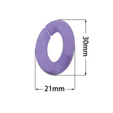 Acrylic Chain Bead Twisted Accessories for Jewelry Making