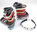 5pcs 10mm Flat Leather Cord for DIY Jewelry Making K01813
