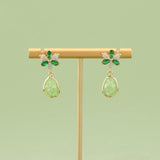Flower Shape Earrings, 18k Plated, Nickel Free, Copper Metal