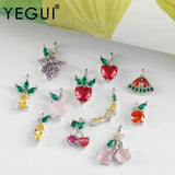 Rhodium Plated Zircon DIY Jewelry Accessories