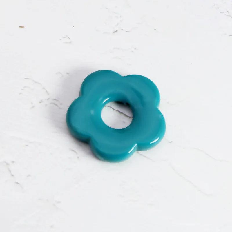30 PCS 26mm Acrylic Flower DIY Jewelry Materials