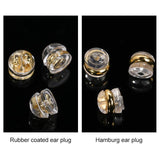 Silicone Earring Stoppers Caps Transparent Jewelry Findings