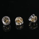 Silicone Earring Stoppers Caps Transparent Jewelry Findings