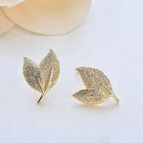 Tree Leaf Stud Earrings High Jewelry Making Supplies Diy Accessories