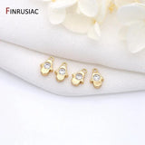 14k Plated Mini Key Heart Hamsa Star Moon Pendants for DIY Jewelry