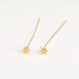 4pcs 18K Copper Plated Flower Stamen Ball Needle DIY Jewelry Hair Decoration