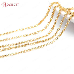 Champagne Brass Connect Earrings Necklace Jewelry Making Chains
