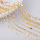 Champagne Brass Connect Earrings Necklace Jewelry Making Chains