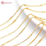 Champagne Brass Connect Earrings Necklace Jewelry Making Chains