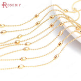 Champagne Brass Connect Earrings Necklace Jewelry Making Chains