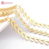 Champagne Brass Connect Earrings Necklace Jewelry Making Chains