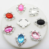 10Pcs Mixed Crystal Horse Eye Flatback DIY Jewelry Accessories