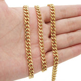 1 Meter Stainless Steel Flat Cuban Chain Jewelry Making Accessories